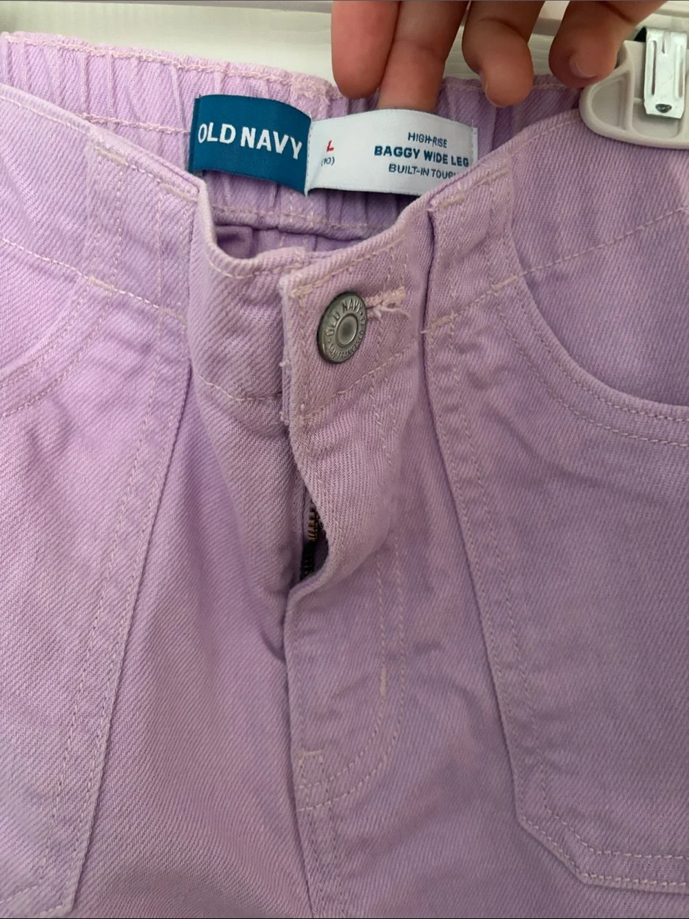 Old Navy Lavender Wide-Leg Kids Pants